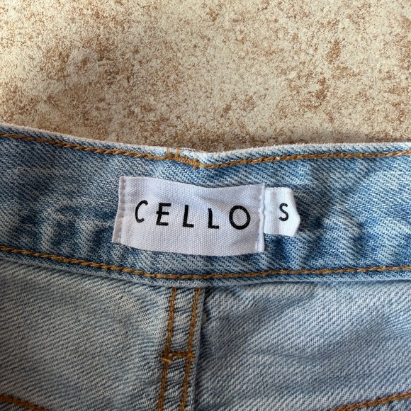 Cello Light Blue Ripped Jean Shorts - Picture 3 of 4